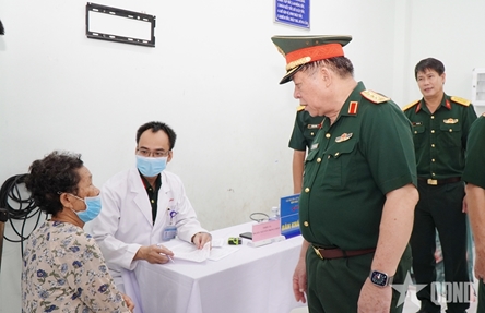 General Nguyen Trong Nghia attends mass mobilization activities in Tay Ninh